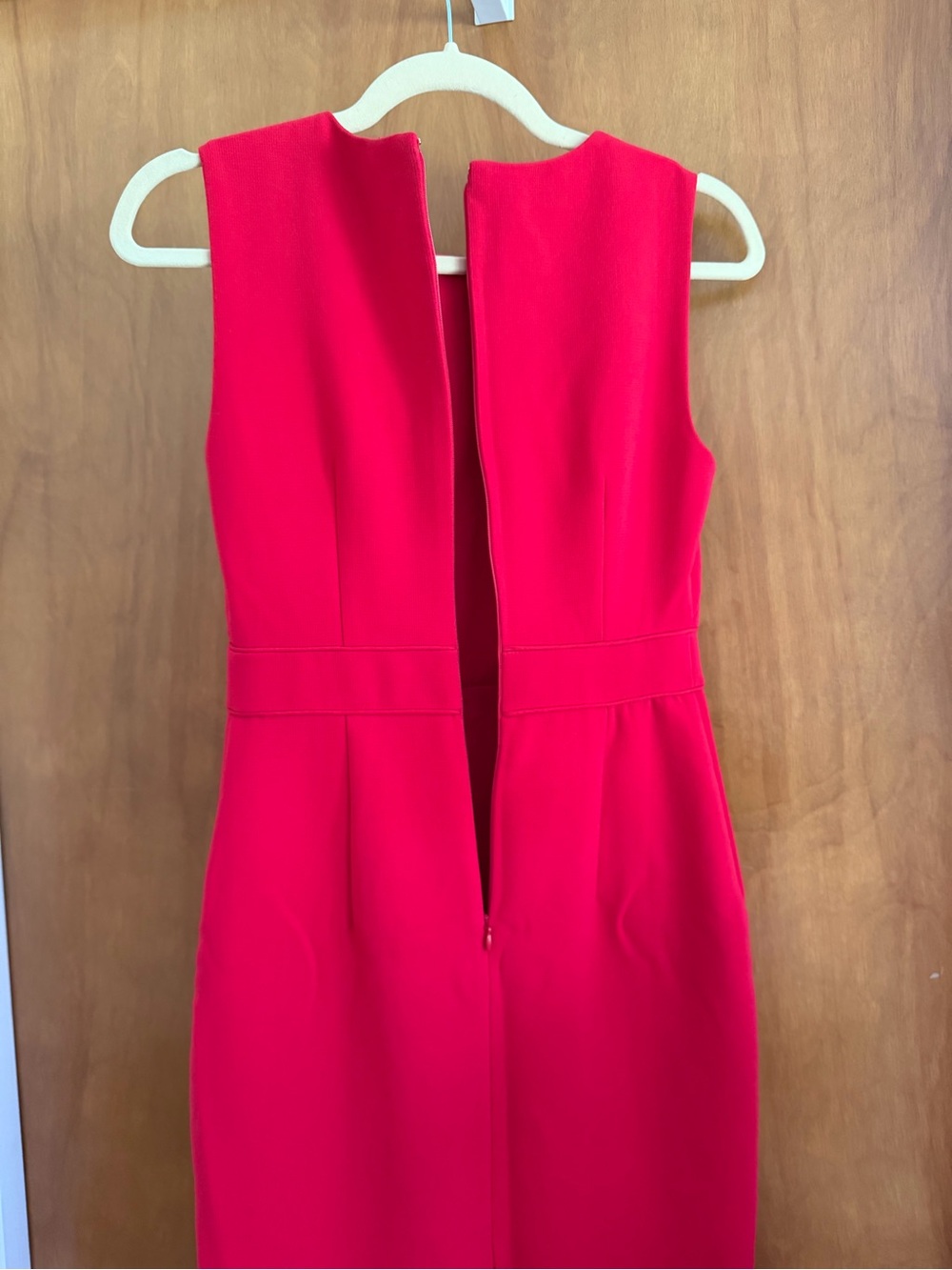 Ann Taylor Pink Sleeveless Midi Sheath Dress - Picture 4 of 10